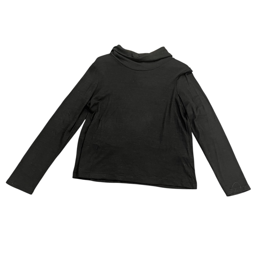 Banana Republic Luxe Black Knit Top